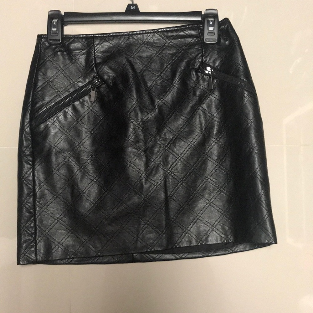 Leather skirt